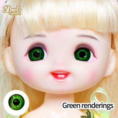 China Cartoon Toy Wholesale 6mm-24mm eyes glass reborn baby doll eyes BJD 3d doll eyes glass eyes factory for sale