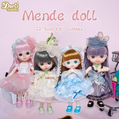 China Cartoon Toy Hot Selling High Quality DORISdoll 22.5cm Mende 1/8 cCute shionable Toy Outfit Girls BJD dollFa hoodie clothes accessories for sale