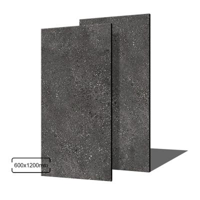 China Rustic Tiles 24 by 48 Bathroom Gray Terrazzo Style Rustic Ceramic Porcelain Floor Tile for sale