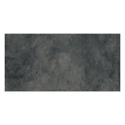 China Rustic Tiles Large Size Concrete Ceramic Tile Bathroom Glazed Matt Black Porcelain Floor Tile for sale