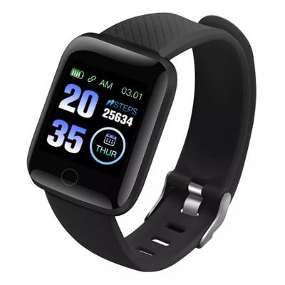 China Wifi New Wholesale 116 plus Smart Watch Heart Rate Blood Pressure Monitor Touch Screen Fitness Smartwatch m26 plus hw22 hw7 T500 w37 for sale