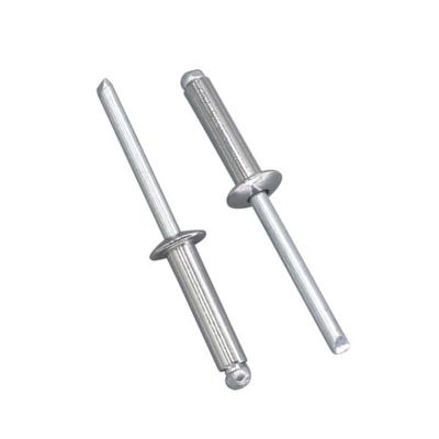 China Stainless Steel High Quality Din7337 Big Domed Rivets Aluminum Zp Open Type Blind Rivets for sale