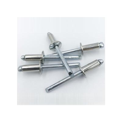 China Selling DIN7337 Low Price Stainless Steel Aluminum Mandrel Pop Stainless Steel Domed Head Open Type Blind Rivet for sale