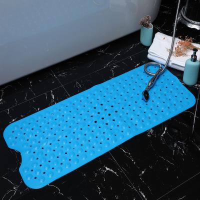 China Waterproof Safety PVC Anti Slip Area Bath and Shower Mat for Bathroom Bath Mat Plastic Anti-Slip Rubber Material Waterproof Mat for sale