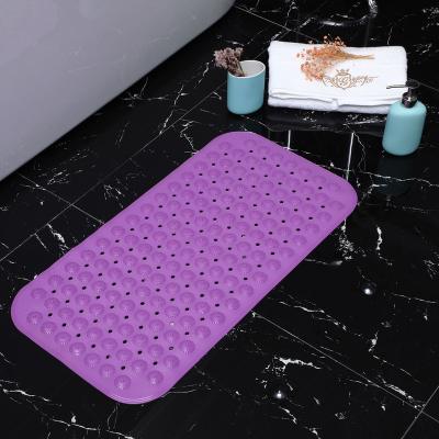 China Waterproof Non-slip Bath Mat Suction Pad Massage Shower Baby Safety Shower Bath Mat Plastic Colorful Point Bead Bathroom for sale