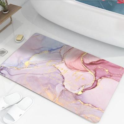 China Sustainable New Product 40*60cm High Quality Non-slip Easy Clean For Diatomite Bath Mat for sale