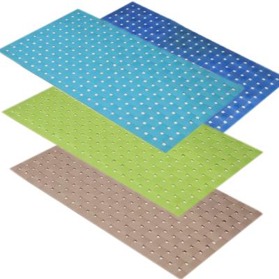 China 2017 Viable Color Changing Thin Plastic Mat PVC Bath Mat for sale