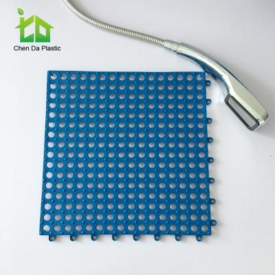 China Anti-Bacteria Interlocking Plastic Floor Mat Outdoor PVC Floor Mat Suppliers In China for sale