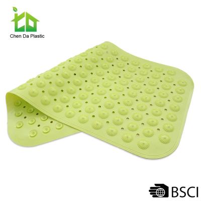 China Sustainable Multiple Colors Rubber Anti Slip Shower Mat Non Slip Bath Mat for sale