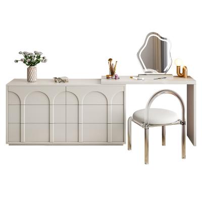 China White Princess Dressing Table Storage Furniture Storage Furniture Simple Modern Simple Smart Makeup Table For Bedroom for sale