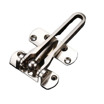 China Solid Style Door Guard Security Swing Bar Modern Latch Lock Latch Style Solid Door Guard for sale