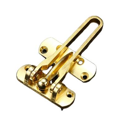 China Modern Door Closer Types High Quality Zinc Alloy Anti-theft Metal Sliding Hotel Door Guard for sale