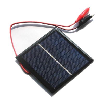 China Hinergy Clip 5V 5.5V 6V 9V 12V Customized Mini Solar Panels Set For Teacher 158.75mmx158.75mm for sale