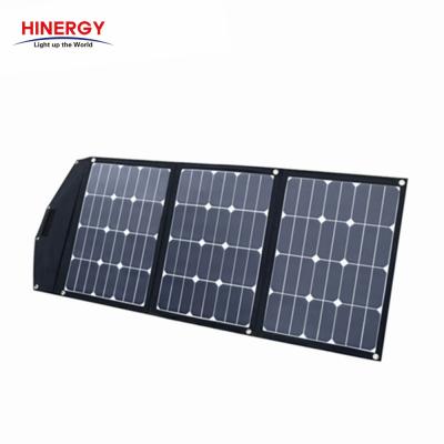 China Sunpower 100w 12v Portable Travel Backpack Sunpower USB Solar Panel Foldable Solar Panel Charger for sale