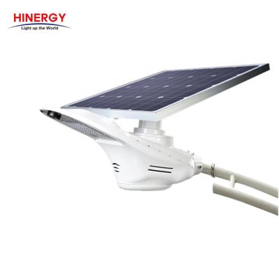 China ROUTE Hinergy Outdoor Lighting IP65 Project All In One Solar Street Light Manufacturer for sale