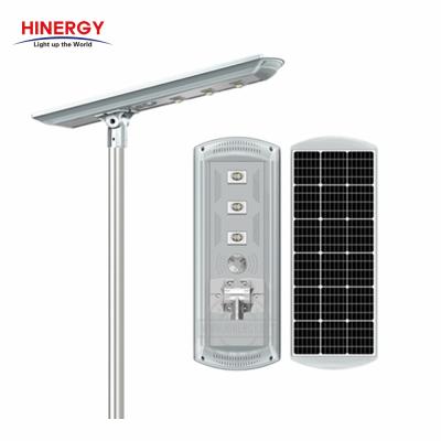 China ROUTE Hinergy Outdoor Integrated High Lumen Twilight Dawn Led All In One Solar Street Light For Project for sale