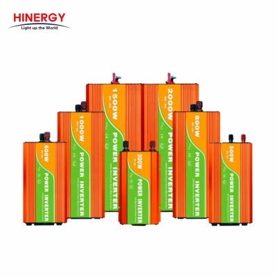 China RV Hinergy 300w-6000w 12v 24v 48v DC 110v 220v AC Pure Sine Wave Off Grid Power System Solar Inverter for sale