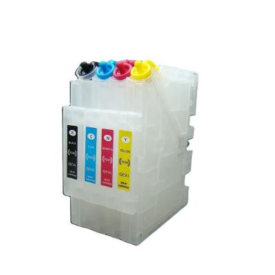 China GC41 refill ink cartridge with arc chip for Ricoh SG3100 SG2100 SG2010L SG3110dnw printer cartridge with chip GC41 for sale