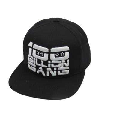 China Custom Logo 6 Panel Hip Hop Snapback Hat Custom Embroidery 3d Bill Flat Top Hats for sale