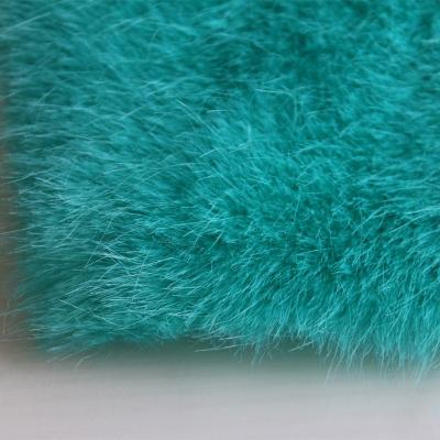 China Toy Wholesale Faux Fur Fabric Auto Blue Faux Fox Fur Fabric For Upholstery/Garment/Home Textile Long for sale