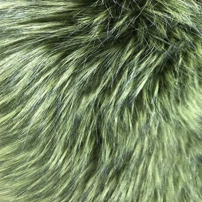 China Customized Fur Fabric Colors Garment High Quality Warm Plush Soft Faux Fur Fabrics Raccoon for sale