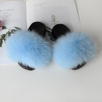 China Wholesale Disposable Cute Baby Hairy Fluffy Fur Slippers Outdoor Open Toe Slippers for sale