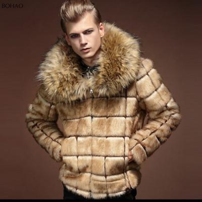 China Newest Sustainable Mens Jackets Wholesale Price Fur Coat Man Clothing for sale