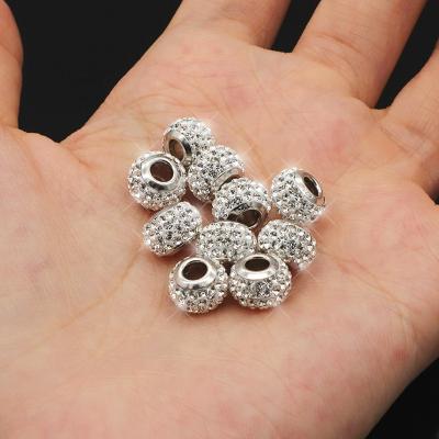 China Women's DIY 925 Sterling Silver Clay Crystal Necklace Charm Pendant Jewelry Handmade Wholesale Trendy Custom Made TRENDY for sale