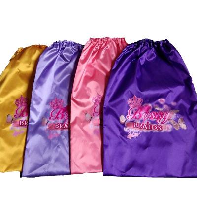 China Custom Designer Satin Long Silk Satin Unimbus Hair Cowl With Logo for sale