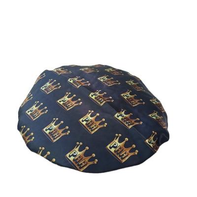 China Wholesale Plush Satin Hair Caps With Custom Logo for sale