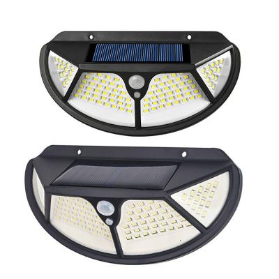 China Hot Selling Motion Sensor 102 LED Solar Garden Wall Light Solar Garden Lights Wireless Waterproof Patio Yard Deck Garage Solar Lamp for sale