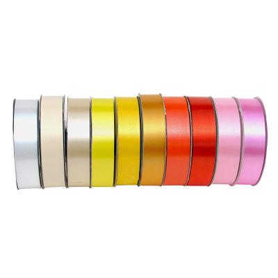 China Manufacturer high quality high tenacity supply luxury diy home gift ribbon 196 colors 1 inch double face satin ribbon for sale