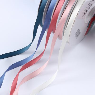 China Factory Wholesale High Tenacity Solid Color Face Spot Elegant Ribbon Gift Wrapping Ribbon For Decorative for sale