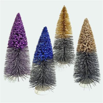 China Hot Sale Mixed Multicolor Chirstmas Decor Pine Needle Cones Home Christmas Tree For Xmas Indoor Decoration for sale