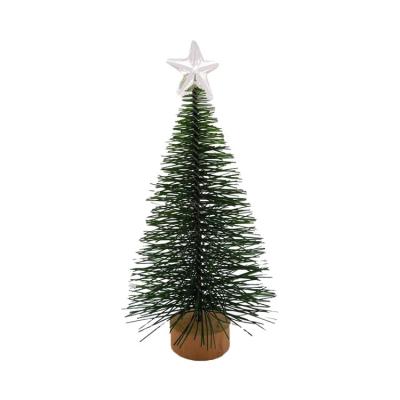 China Chirstmas Decor High Quality Machine Woven Artificial Pine Needle Christmas Production PET Dyed Christmas Decor Tree for sale