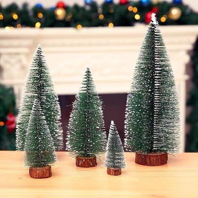 China For Christamas Decoration Wholesale Christmas Lights Christmas Tree Christmas Decorations Ornament 24 18 21 10cm Assembled Tabletop Ornament for sale