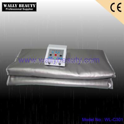 China Far Infrared Electric Detox Sauna Blanket For Body Wrap Slimming With Zipper for sale