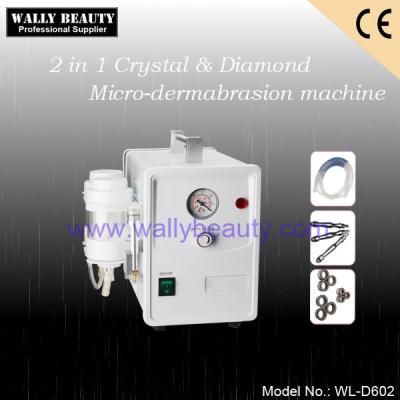 China Professional Portable Exfoliators Crystal and Diamond Microdermabrasion Machines for sale