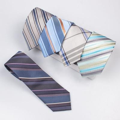 China New Custom Printed Woven Polyester Men Business Classy Logo Neck Tie Polyester Ties for sale