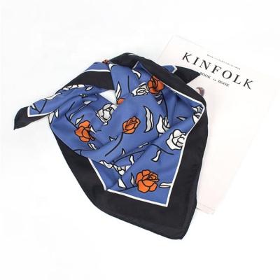 중국 Square high quality 100% natural silk screen printed silk scarves ladies party graceful screen printed silk scarf 판매용