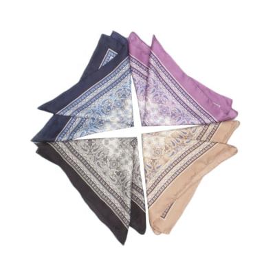 China Wholesale Classic Mixed Color Handkerchief China Silk Man Handkerchief for sale