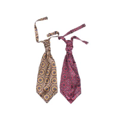 Cina High fashion brand chic neckerchief ties for suits classy business men kind floral neckerchief in vendita