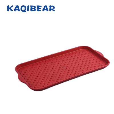 China Household Viable High Quality Multifunctional Plastic Color Boot Tray For 2 Shoes for sale