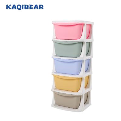 China Nordic Style Plastic Drawer Viable Storage Drawer Cabinet Kichen Toilet Plastic Storage Cabinet for sale