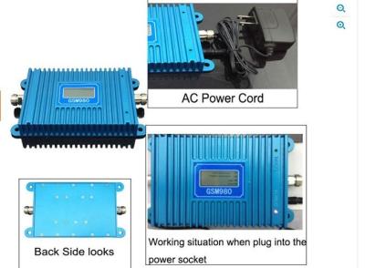 China DCS PCS CDMA Cell Phone Signal Boosters , 20dbm High Power RF GSM Repeater for sale