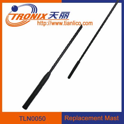 Chine mât d'antenne de voiture de rechange de 477mm, mât d'antenne de fibre de verre à vendre