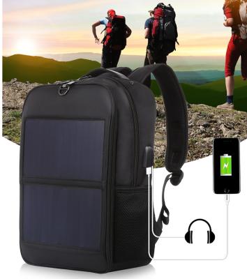 China High Quality High Quality Power Backpack Door Outlet Travel Laptop Solar Panel Solar Energy Waterproof Backpack with USB Charger for sale