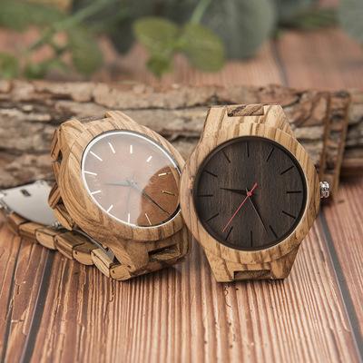 China Hot Selling 2021 Date Automatic Date Craft Automatic Movement Wooden Watch for sale