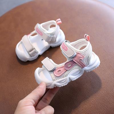 China Non-slip Flat Children Baby Kids Babies Flat Soft Sole Sandals Boys Infant Shoes Beach Outdoor Sandals for sale