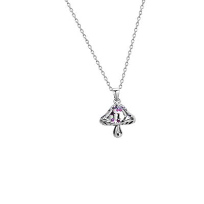 China Other High Quality Fashionable Ladies Chains Mushroom Necklace Pendant Set for sale